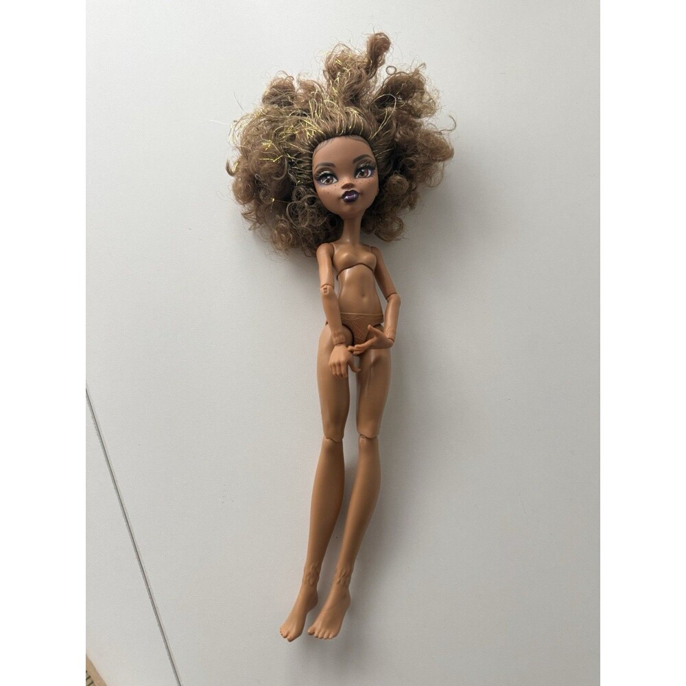 Monster High G3 Clawdeen Wolf Skulltimate Secrets Doll Only NUDE Bad Hair